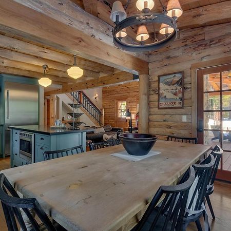 Hooga House On The West Shore - Stunning Log Cabin W Private Hot Tub - Pet Friendly! Villa Tahoma Esterno foto